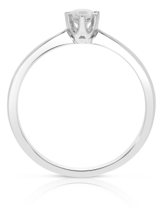Inel de logodna aur 14 kt solitaire cu diamant RG082851-25-114-W, 002, bb-shop.ro
