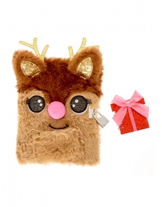 Agenda Claire's Cuddle Club's Holly the Reindeer 93597, 002, bb-shop.ro
