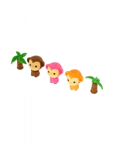 Radiera Claire's Tropical Monkey Erasers - 5 Pack 36442, 02, bb-shop.ro