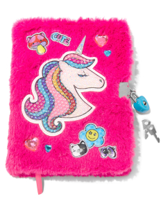 Agenda Claire`s Y2K Unicorn Pink Lock 21163, 02, bb-shop.ro