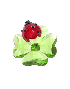 Figurina Animal swarovski Swarovski Idyllia Ladybug and Clover 5666852, 001, bb-shop.ro