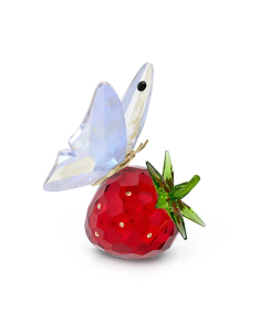 Pasari si fluturi swarovski Swarovski Idyllia Butterfly and Strawberry 5666846, 02, bb-shop.ro