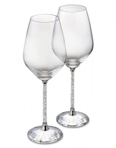 Set pahare swarovski Crystalline White Wine Glasses (Set of 2) 1095947, 02, bb-shop.ro