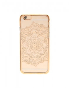 Accesoriu Tech Claire's Rose Gold Flower Medallion Phone Case 87588, 02, bb-shop.ro