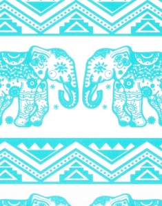 Accesoriu Tech Claire's Mint Aztec Elephant Pattern Phone Case 5674, 002, bb-shop.ro