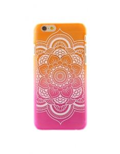 Accesoriu Tech Claire's Frosted Orange and Pink Ombre Pattern Phone Case 22686, 02, bb-shop.ro