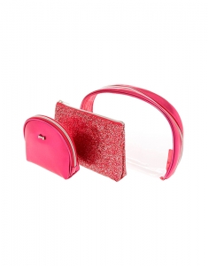 Geanta cosmetice Claire's Pink Glitter Makeup Bag Set 76603, 02, bb-shop.ro