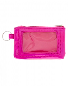 Portofel Claire's Pink Metallic Choose Happy Coin Purse 49867, 001, bb-shop.ro