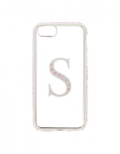 Accesoriu Tech Claire's Pink Stone S Initial Phone Case 49368, 02, bb-shop.ro
