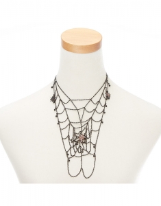 Accesoriu petrecere Claire's Spider Web Jewellery Set - Black 3493, 002, bb-shop.ro