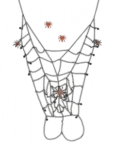 Accesoriu petrecere Claire's Spider Web Jewellery Set - Black 3493, 02, bb-shop.ro