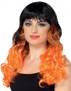 Accesoriu petrecere Claire's Ombre Witch Wig - Orange 97437, 02, bb-shop.ro