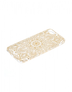 Accesoriu Tech Claire's Metallic Gold Mandala Phone Case 74085, 001, bb-shop.ro