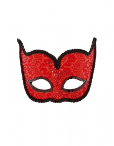Accesoriu petrecere Claire's Lace Glitter Devil Mask 95066, 02, bb-shop.ro