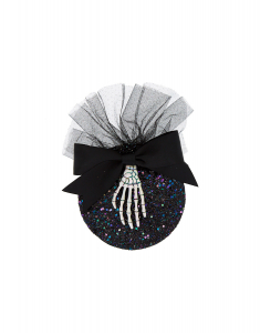 Accesoriu petrecere Claire`s Halloween Witch Hat Skeleton Fascinator 90621, 02, bb-shop.ro