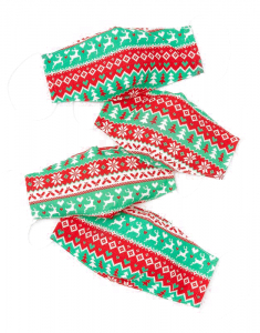 Masca Claire`s Family Pack Cotton Christmas Sweater Print Face Masks 77750, 02, bb-shop.ro