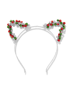 Accesoriu petrecere Claire`s Christmas Cat Ear Jingle Bell Headband 45026, 02, bb-shop.ro