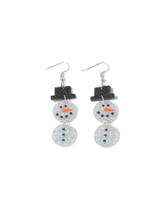 Accesoriu petrecere Claire`s Glitter Snowman Drop Earrings 46846, 02, bb-shop.ro