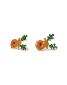 Accesoriu petrecere Claire`s Enamel Reindeer Glittery Stud Earrings 45715, 001, bb-shop.ro