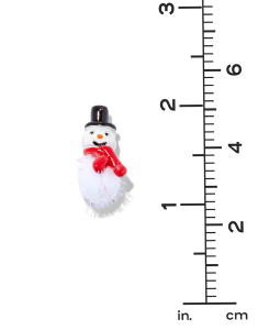 Accesoriu petrecere Claire`s Fuzzy Snowman Stud Earrings 45759, 001, bb-shop.ro