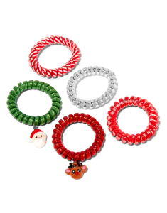 Accesoriu petrecere Claire`s Christmas Assorted Coil Bracelets Set 48199, 02, bb-shop.ro