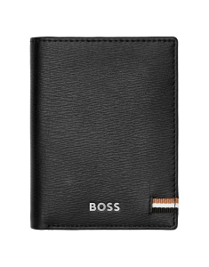 Suport de carduri Hugo Boss Iconic Black HLE421A, 02, bb-shop.ro