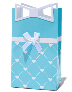 Sacosa Claire’s Hearts and Bows Turquoise Gift Bag - Small 70301, 02, bb-shop.ro