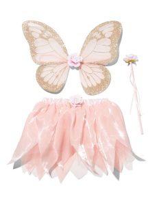 Accesoriu petrecere Claire’s Club Rose Gold Butterfly Rose Dress Up Set 39477, 02, bb-shop.ro