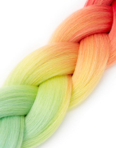 Accesoriu par Claire`s Rainbow Faux Hair Clip In Braid 44480, 001, bb-shop.ro