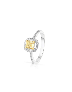 Inel de logodna aur 18 kt halo pave cu diamante RG102921-418-WY, 02, bb-shop.ro