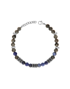 Bratara Free Spirit beads lapis lazuli BRU02237-LL, 02, bb-shop.ro