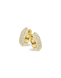 Cercei Tirisi Jewelry Amsterdam Due aur 18 kt rotunzi cu diamante TE9234D-Y, 02, bb-shop.ro