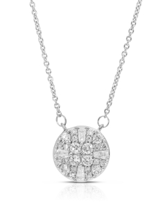 Colier Luna aur 14 kt baguette cu diamante HE52505U-WD4WN, 001, bb-shop.ro