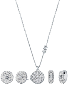 Set bijuterii Michael Kors Premium argint si cubic zirconia MKC1700SET, 02, bb-shop.ro