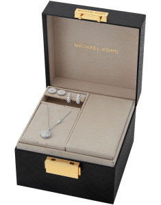 Set bijuterii Michael Kors Premium argint si cubic zirconia MKC1700SET, 003, bb-shop.ro