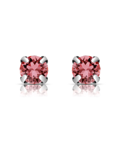 Cercei argint 925 stud si cristale roz 28632AG-RH-R, 001, bb-shop.ro