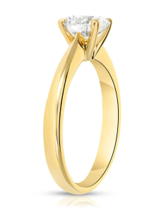 Inel de logodna aur 18 kt solitaire cu diamant EU17294RR0100-Y, 001, bb-shop.ro