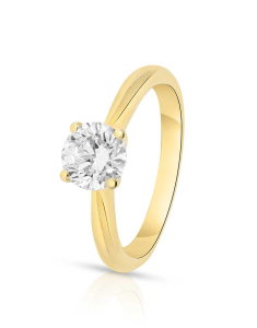Inel de logodna aur 18 kt solitaire cu diamant EU17294RR0100-Y, 02, bb-shop.ro