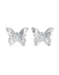 Cercei Guess Chrysalis stud fluture cu cristale JUBE04108JWRHT-U, 02, bb-shop.ro