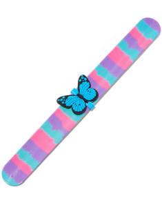 Bratara Claire’s Blue Butterfly Multicolored Slap 32678, 001, bb-shop.ro