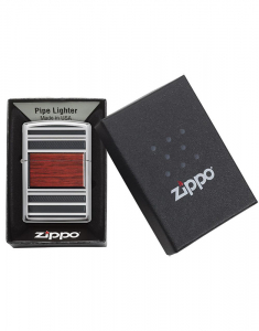 Bricheta Zippo Steel and Wood Pipe Lighter 28676, 004, bb-shop.ro