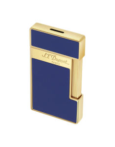 Bricheta Dupont Line 2 Slimmy Blue Lacquer and Gold D28005, 02, bb-shop.ro
