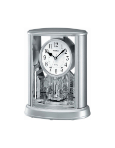 Ceas cu pendula Rhythm Contemporary Motion Clocks Silver Teardrop 4SG724WR19, 02, bb-shop.ro