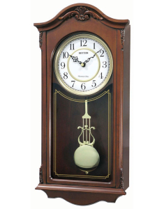 Ceas cu pendula Rhythm Wooden Wall Clocks CMJ502FR06, 02, bb-shop.ro