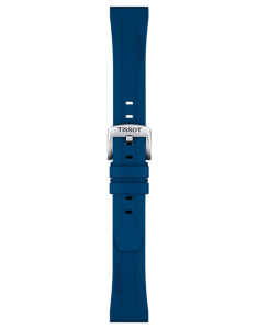 Curea Cu Catarama Tissot Official Blue Rubber Strap 20mm T852044837, 02, bb-shop.ro