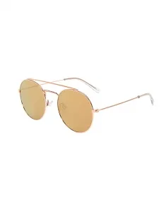 Ochelari de soare Claire's Rose Gold-Tone Round Aviator Sunglasses 79282, 02, bb-shop.ro